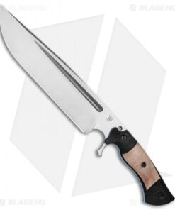 Dark Timber Knives Cave Bear Knife Curly Maple / Black Micarta (10.3" Two-Tone)