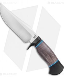 Dark Timber Knives Comanche Knife Gray Curly Maple / Black G-10 (6.3" Two Tone)