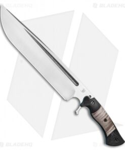 Dark Timber Knives Devil's Horn Knife Black Mi. / Maple Wood (11.8" Two-Tone)