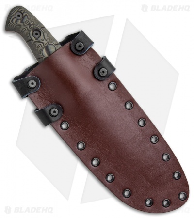 Dawson Knives Big Bear Fixed Blade Knife Tan/Black G-10 (5.75" Copper) - Image 3