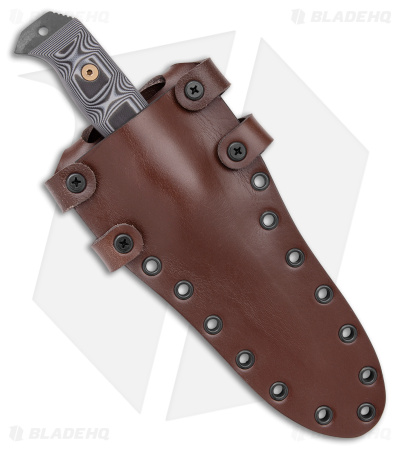 Dawson Knives Chief Fixed White/Black G-10 (5" Apocalyptic Black MagnaCut) - Image 3