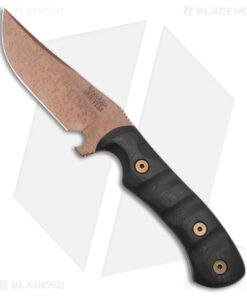 Dawson Knives Copper Canyon Fixed Blade Knife Black CF (4.3" AZ Copper MagnaCut)