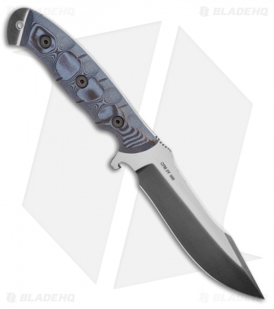 Dawson Knives Explorer Elite Fixed Blade Blue/Black G-10 (5.75" Specter) - Image 2