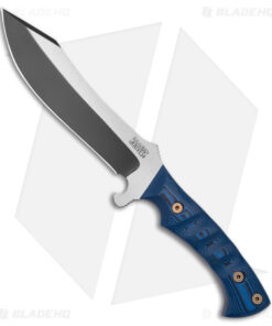 Dawson Deep Farrier Fixed Blade Knife Blue/Black G-10 (7" Specter MagnaCut)