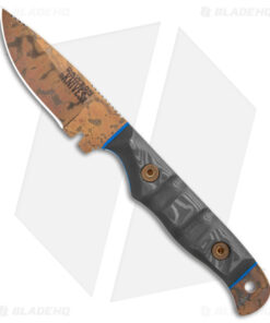 Dawson Knives Handyman Fixed Blade Knife Two Tone CF (3.25" Arizona Copper)