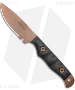 Dawson Knives Handyman Fixed Blade Knife Two Tone CF (3.25" AZ Copper MagnaCut )