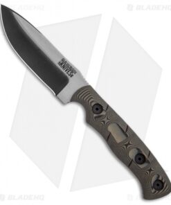 Dawson Knives Huntsman Fixed Blade Knife Black/Tan G-10 (4.1" Specter)