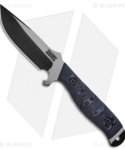 Dawson Knives Pathfinder Fixed Blade Knife Pewter Gray/Black G-10 (4.5" Specter)