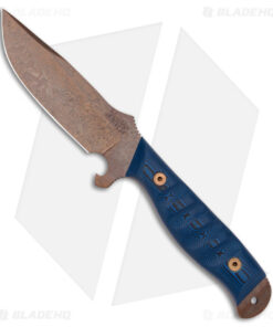 Dawson Knives Pathfinder Fixed Blade Knife Blue/Black (4.5" Copper MagnaCut )