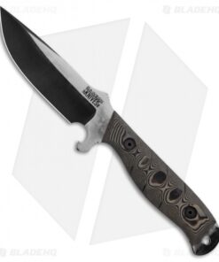 Dawson Knives Pathfinder Fixed Blade Knife Black/OD Green G-10 (4.5" Specter)