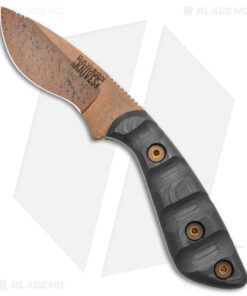 Dawson Knives Pequeno Fixed Blade Knife Two Tone CF (3.1" Arizona Copper)