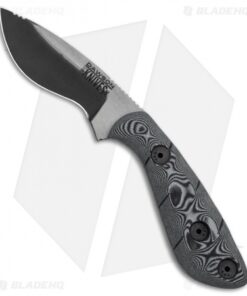 Dawson Knives Pequeno Fixed Blade Knife Black/White G-10 (3.125" Specter)