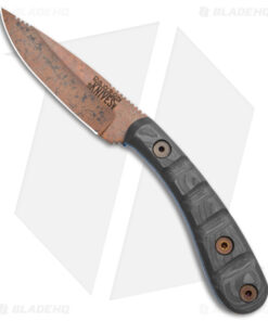Dawson Knives Serengeti Fixed Blade Knife Two Tone CF (3.25" Arizona Copper)
