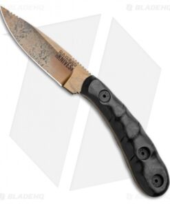 Dawson Knives Serengeti Fixed Blade Knife Marble Carbon Fiber (3.25" AZ Copper)