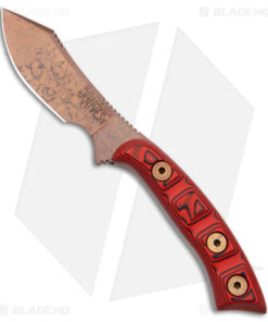 Dawson Knives Snakebite Fixed Blade Red/Black G-10 (3" AZ Copper MagnaCut)