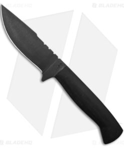 Drifter Blades Overlander Fixed Blade Knife Black G-10 (5" Black)
