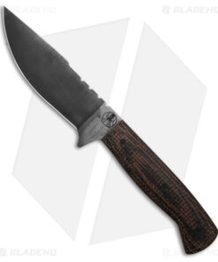 Drifter Blades Overlander Mando Edition Fixed Blade Knife Micarta (5" Black)