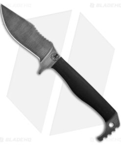 Drifter Blades Pathfinder Fixed Blade Knife Black G-10 (4.75" Battleworn)