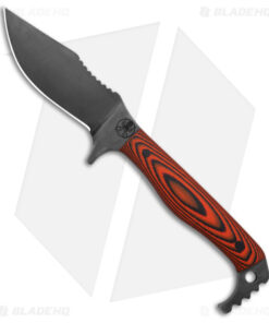 Drifter Blades Pathfinder Fixed Blade Knife Orange/Black G-10 (4" SW)