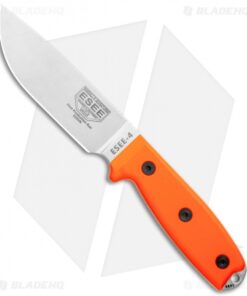 ESEE Knives ESEE-4 Fixed Blade Knife Orange G-10 (4.5" Stonewash S35VN)
