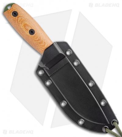 ESEE Knives ESEE-4POD-011 Fixed Blade Knife 3D Natural Micarta (4.5" OD Green) - Image 3