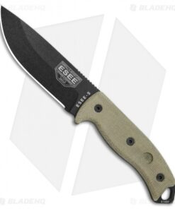 ESEE Knives ESEE-5P-KO-BK Fixed Blade Knife (5.25" Black) *No Sheathing*