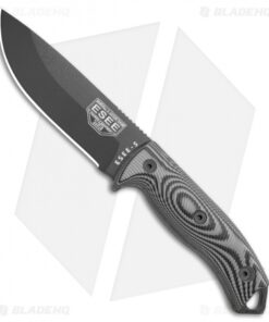 ESEE Knives ESEE-5PB-002 Fixed Blade Knife Gray/Black 3D G-10 (5.25" Black)
