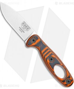 ESEE Knives Xancudo Fixed Blade Knife 3D Orange G-10 w/ Hole (3" SW S35VN)