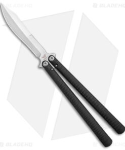 Flytanium + Eldon Talley Talisong Z Balisong Knife Black Aluminum (4.5" SW)