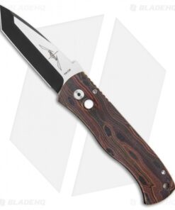 Emerson Pro-Tech CQC-7 Automatic Knife Brown Grain Micarta (3.25" Black)