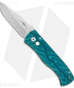 Emerson Pro-Tech CQC-7 Automatic Knife Green Grain Micarta (3.25" Stonewash)