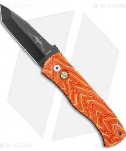 Emerson Pro-Tech CQC-7 Automatic Knife Orange Grain Micarta (3.25" Black)