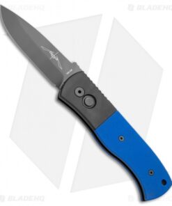 Pro-Tech Emerson CQC7-A Automatic Knife w/ Blue G-10 (3.25" Black)