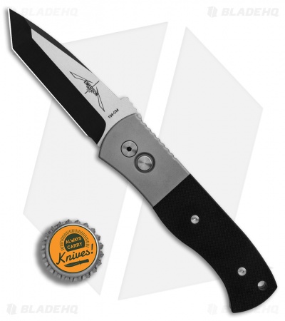 Pro-Tech Emerson CQC-7 Tanto Automatic Knife Black G-10 (3.25" Two-Tone) - Image 4