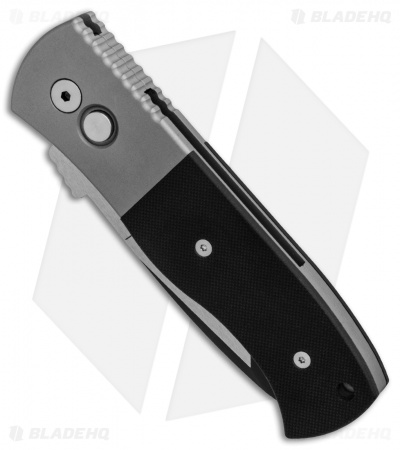 Pro-Tech Emerson CQC-7 Tanto Automatic Knife Black G-10 (3.25" Two-Tone) - Image 3