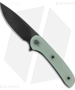 Ferrum Forge Gent 2.0 Knife - Black D2 / Natural G-10