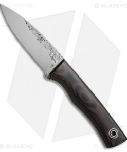 Fiddleback Forge Kephart Knife Black/Brown Micarta (3.75" Satin)