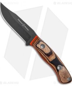 Flexcut Hawthorne Drifter Fixed Blade Knife G-Wood/Orange G-10 (3.75" Black)