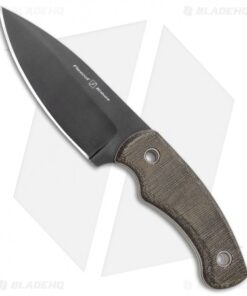 Flexcut Hawthorne Nomad Fixed Blade Knife OD Green Micarta (4.25" Black)