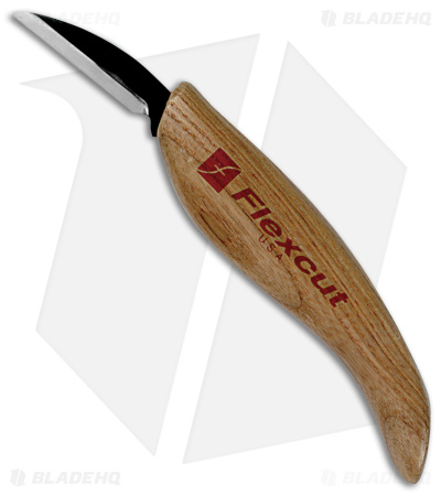Flexcut Roughing Knife Carving Tool Blond Ash Hardwood (2" Two-Tone)