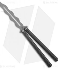 Flytanium Eldon Talley Talisong Z Balisong Trainer Knife Black Al (4.5" BB)