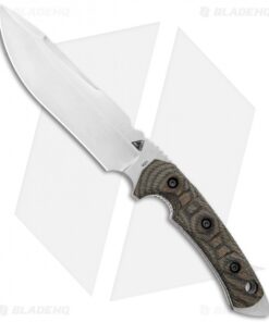 FOBOS Tier1-C Fixed Blade Knife Camo Canvas Micarta/White Liner (6.5" SW)