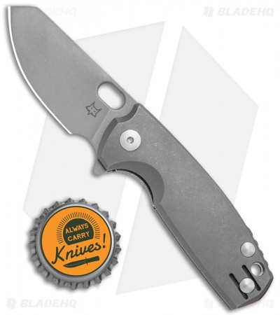 Fox Knives Baby Core Mini Liner Lock Knife Titanium (2.4" Acid SW) - Image 4