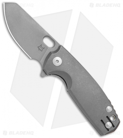 Fox Knives Baby Core Mini Liner Lock Knife Titanium (2.4" Acid SW)