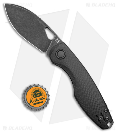 Fox Knives Vox Chilin F8 Liner Lock Knife CF (3.2" Black PVD) FX-530 CFDSW - Image 4