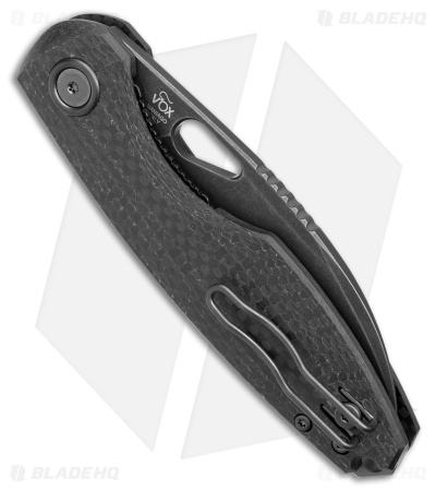 Fox Knives Vox Chilin F8 Liner Lock Knife CF (3.2" Black PVD) FX-530 CFDSW - Image 3