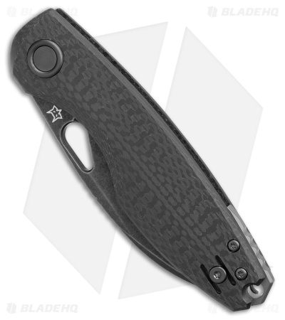 Fox Knives Vox Chilin F8 Liner Lock Knife CF (3.2" Black PVD) FX-530 CFDSW - Image 2