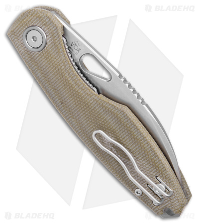 Fox Knives Vox Chilin F8 Liner Lock Knife OD Green Micarta (3.2" SW) - Image 3