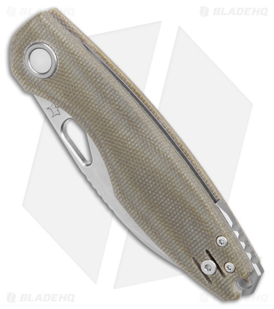 Fox Knives Vox Chilin F8 Liner Lock Knife OD Green Micarta (3.2" SW) - Image 2