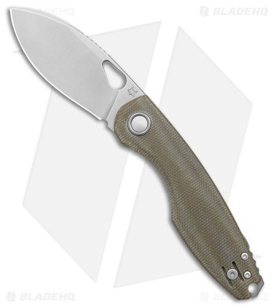 Fox Knives Vox Chilin F8 Liner Lock Knife OD Green Micarta (3.2" SW)